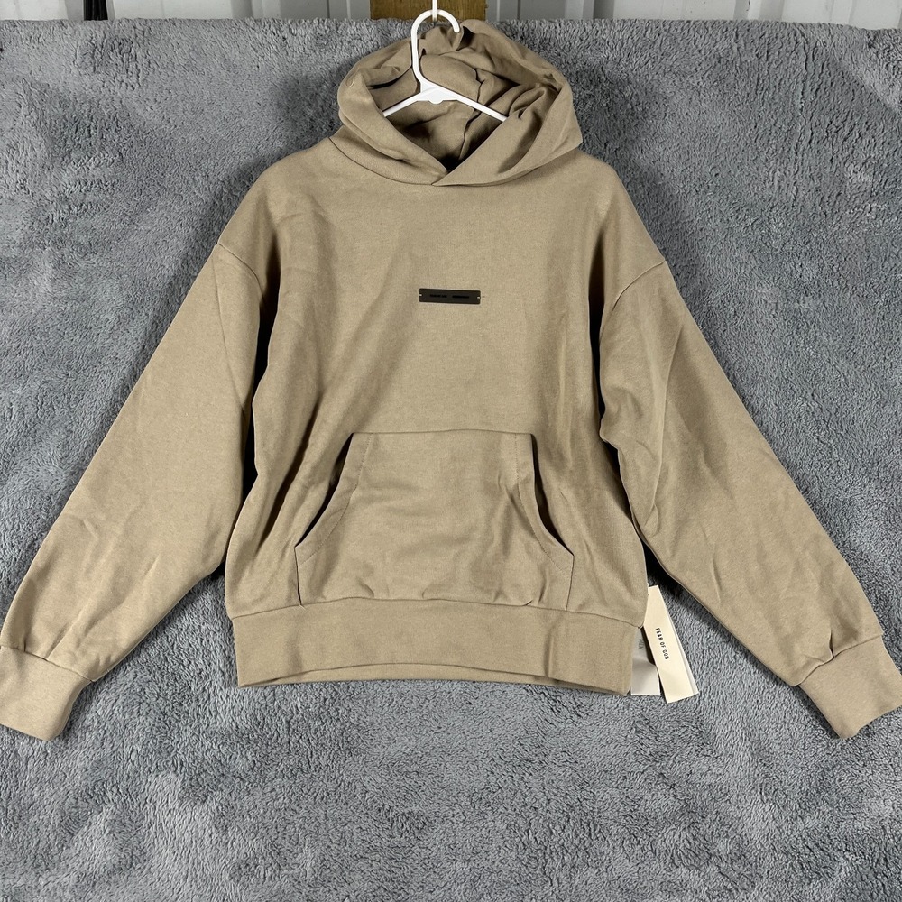 Fear of god  Essentials Fear Of God Classic Fit Fleece Hoodie XS Timber